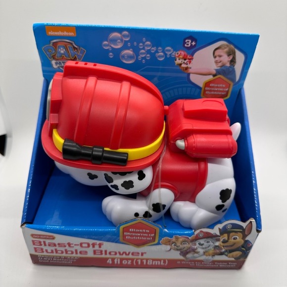 Paw Patrol Marshall Bubble Blower - Blast-Off No-Spill - Tabletop Handheld‎ - Picture 3 of 14